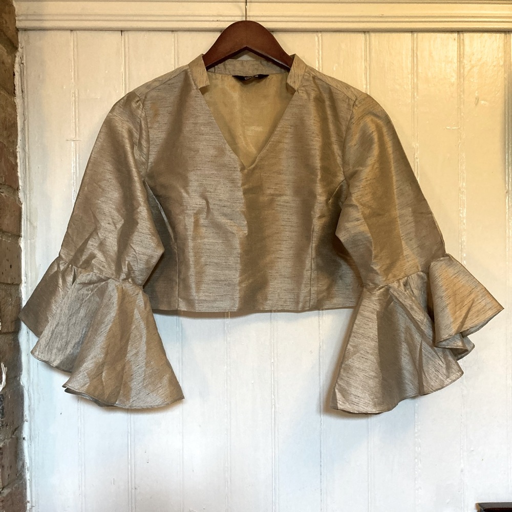 Indya Silk Blend XL cropped blouse